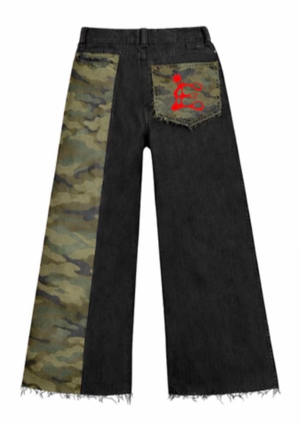 Camo Splıt Jeans (Early Access)