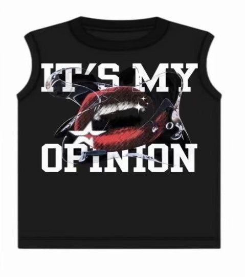 Sleeveless Opinion Tee